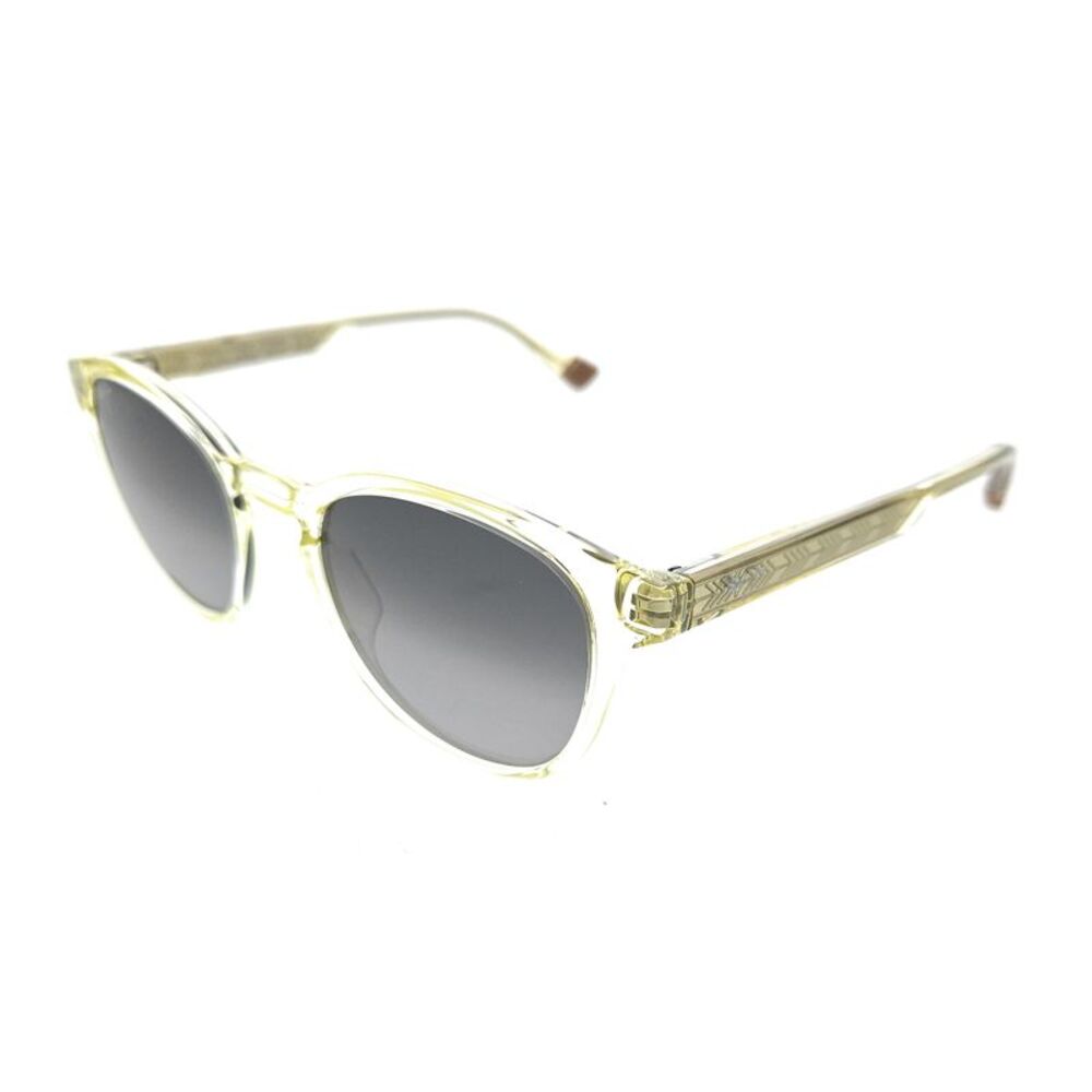 Maui Jim MJ0636S004 Retro Round Sunglasses Translucent Yellow Frame